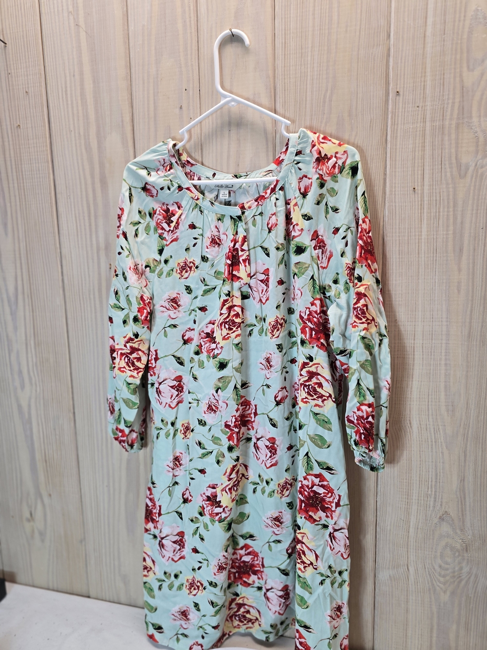 The Pioneer Woman Mint Green Floral Rose Dress